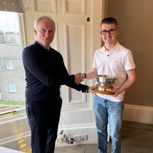 Connor receives the Dave Thompson Prize